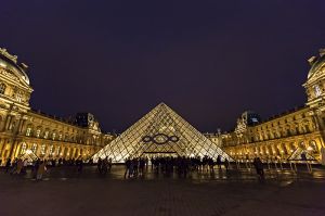 The Louvre Museum At Night